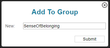 creating a new group