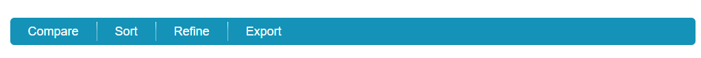 Compare, sort, refine, and Export the trend reports